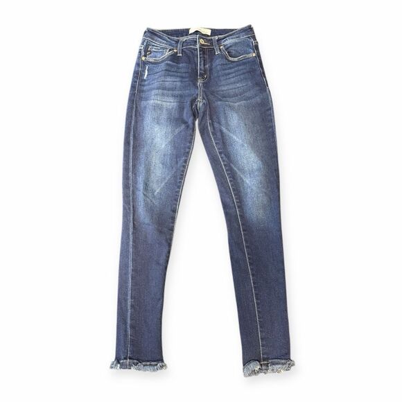 KANCAN Women’s Gemma Mid Rise Ankle Skinny Jeans Size 5 / 26 Style #KC7321D - Picture 3 of 7